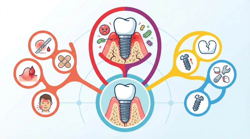 عوارض ایمپلنت دندان | واقعیت‌هایی که باید بدانید!